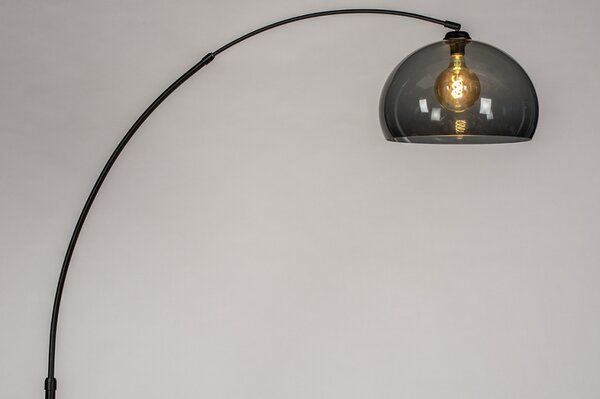 Stojací oblouková lampa Adamo Deep Grey Smoke (LMD)