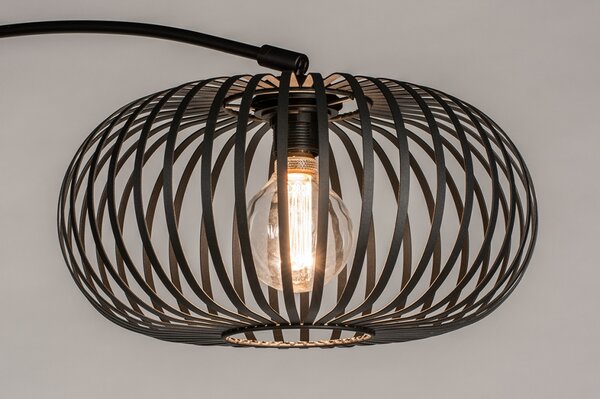 Stojací oblouková lampa Mayor Nero Opinion (LMD)