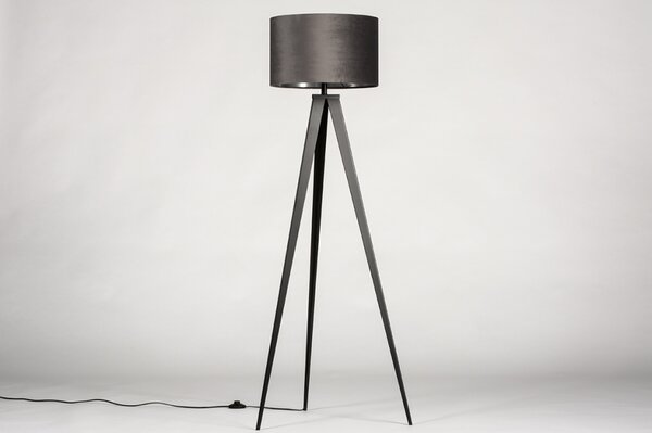 Stojací lampa Ciatti Black and Silver (LMD)