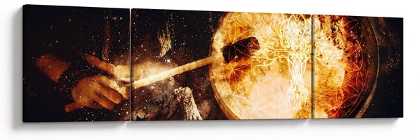 Obraz - Šamanská buben (170x50 cm)