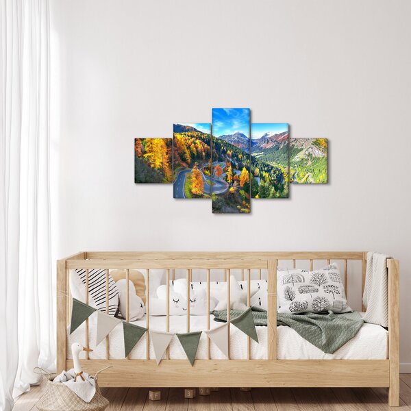 Obraz - Malojský průsmyk (125x70 cm)