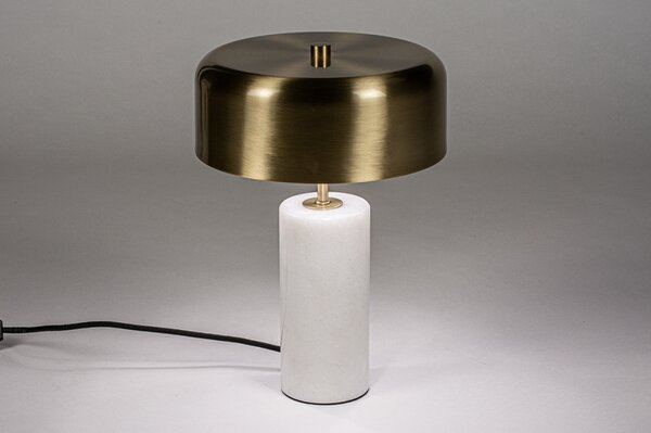 Stolní lampa Morph White Marmor Gold (LMD)
