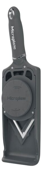 Microplane nastavitelný V kráječ mandolina, šedý