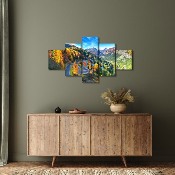 Obraz - Malojský průsmyk (125x70 cm)