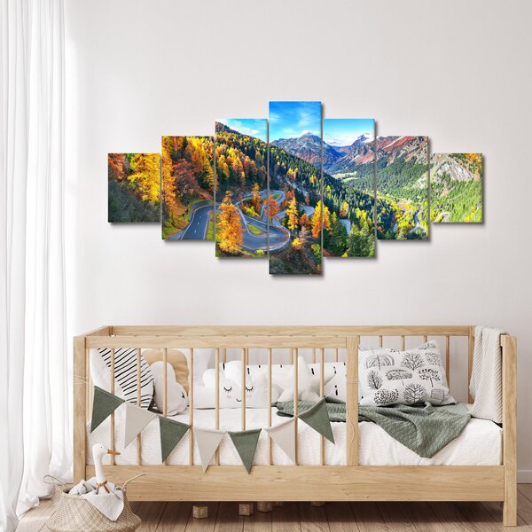 Obraz - Malojský průsmyk (210x100 cm)