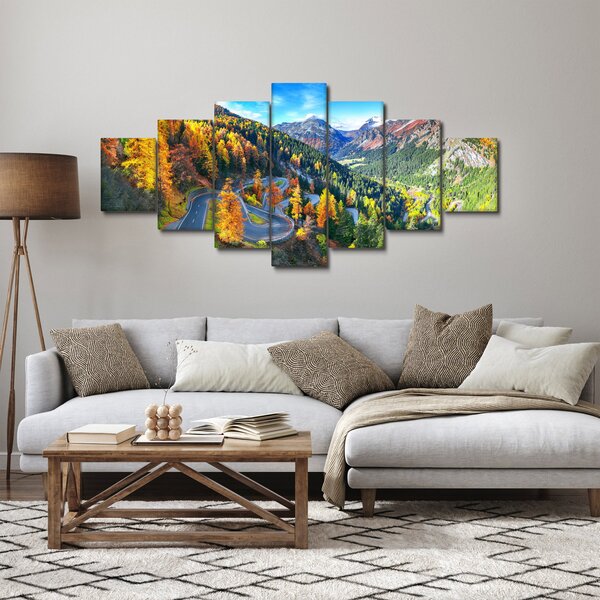 Obraz - Malojský průsmyk (210x100 cm)