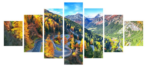 Obraz - Malojský průsmyk (210x100 cm)