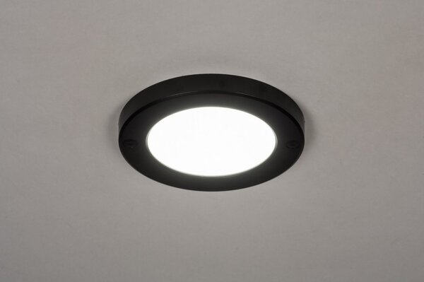 Stropní LED svítidlo Tempo Black 16 (LMD)