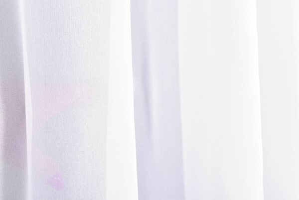 Záclona Mušelín, Elegance s olůvkem, bílá 150 cm