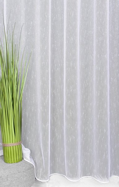 Záclona markizeta, Helis s olůvkem metráž, bílá 130 cm
