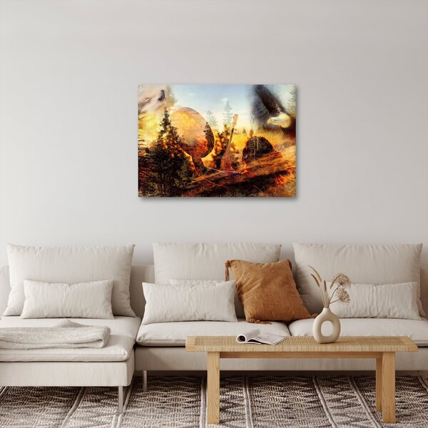 Obraz - Šamanský motiv (70x50 cm)