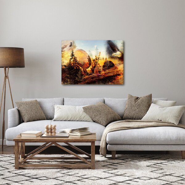 Obraz - Šamanský motiv (70x50 cm)