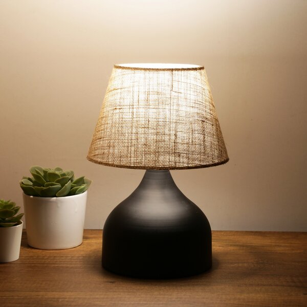 Opviq Stolní lampa Dara krémová/černá