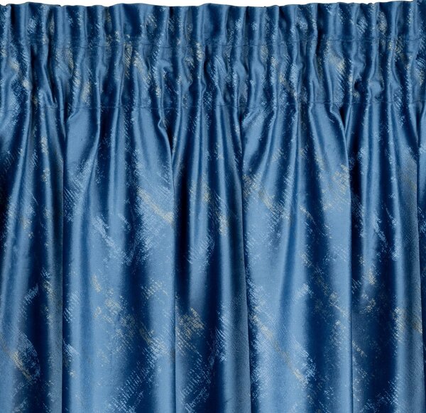 ZATEMŇOVACÍ ZÁVĚS NA PÁSCE ADRIA 140X270 CM MODRÁ