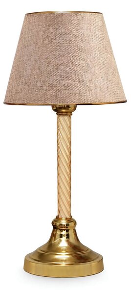 Opviq Stolní lampa Denis béžová/zlatá II