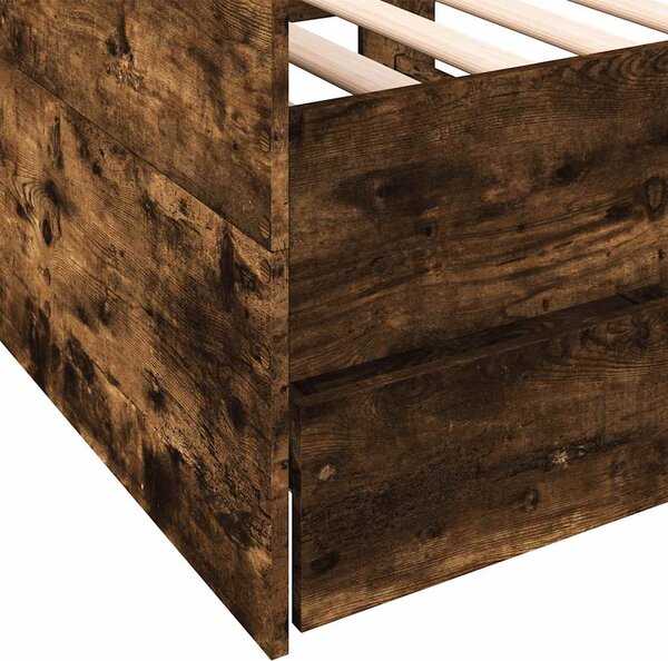 Válenda se zásuvkami bez matrace kouřový dub 75 x 190 cm 3280836