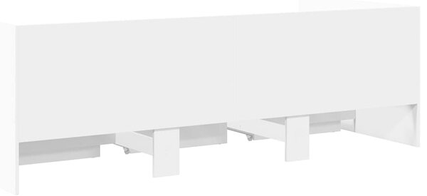 Válenda se zásuvkami bez matrace bílá 75 x 190 cm 3280832