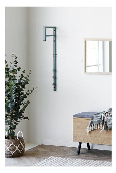 Kovový nástěnný věšák v mentolové barvě 3 cm Trento – House Nordic