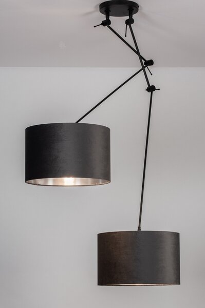 Závěsné svítidlo nad stůl Riteliotte Black Duo (LMD)