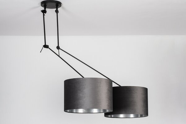 Závěsné svítidlo nad stůl Riteliotte Black Duo (LMD)