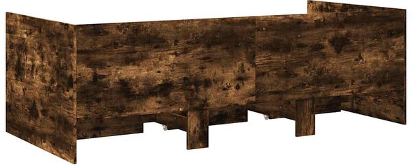 Válenda se zásuvkami bez matrace kouřový dub 75 x 190 cm 3280836