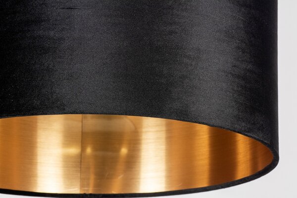 Závěsné svítidlo nad jídelní stůl černé Riteliotte Black and Gold Uno (LMD)