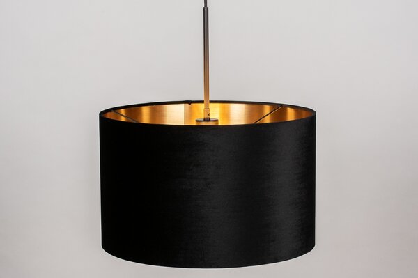 Závěsné svítidlo nad jídelní stůl černé Riteliotte Black and Gold Uno (LMD)