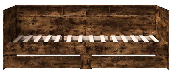 Válenda se zásuvkami bez matrace kouřový dub 100 x 200 cm 3280843