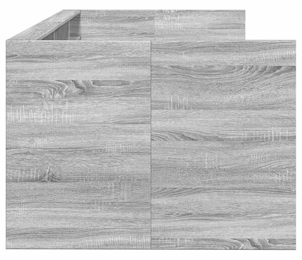 Válenda se zásuvkami bez matrace šedá sonoma 75 x 190 cm 3280865