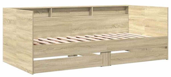 Válenda se zásuvkami bez matrace dub sonoma 90 x 190 cm 3280855