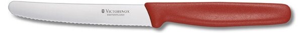 Nůž na rajčata Victorinox 11 cm - rovná rukojeť Barva: červená