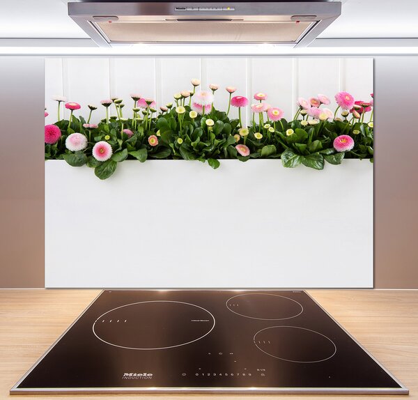 Panel do kuchyně Růžové sedmikrásky pl-pksh-100x70-f-99649628