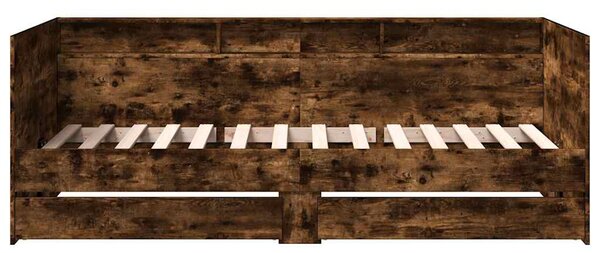 Válenda se zásuvkami bez matrace kouřový dub 75 x 190 cm 3280864