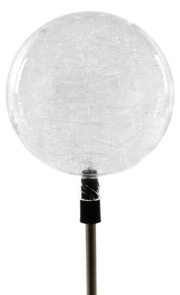 Solární zahradní zápich dekorativní koule 80 cm, změna barvy