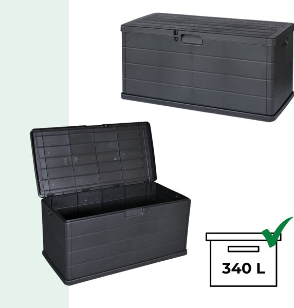 Úložný box ALPHA, 340L, 118x59x57cm, antracitová I.P.A.E-Progarden
