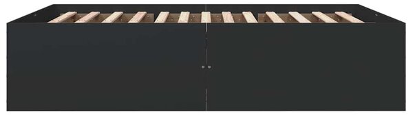 Rám postele černý 150 x 200 cm kompozitní dřevo 3280917