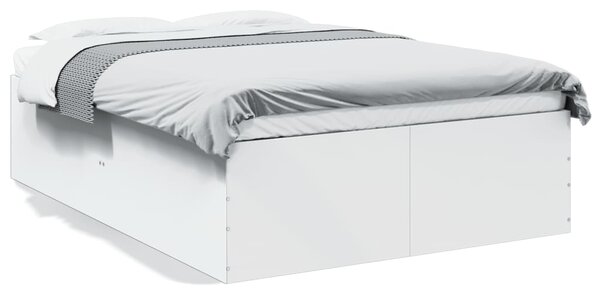 Rám postele bílý 120 x 190 cm kompozitní dřevo 3280951