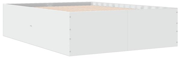 Rám postele bílý 120 x 190 cm kompozitní dřevo 3280951
