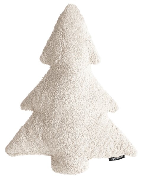Sada 3 dekorativních polštářů WINTERLAND Buklé 30 x 35 cm 45 x 25 cm Světle béžová Vánoční vzor