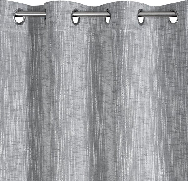 ZATEMŇOVACÍ ZÁVĚS NA KROUŽCÍCH ANIKA 140X250 CM ŠEDÁ