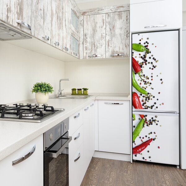 Nálepka na ledničku fototapeta Chilli papričky FridgeStick-70x190-f-166768878