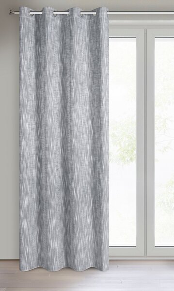 ZATEMŇOVACÍ ZÁVĚS NA KROUŽCÍCH ANIKA 140X250 CM ŠEDÁ