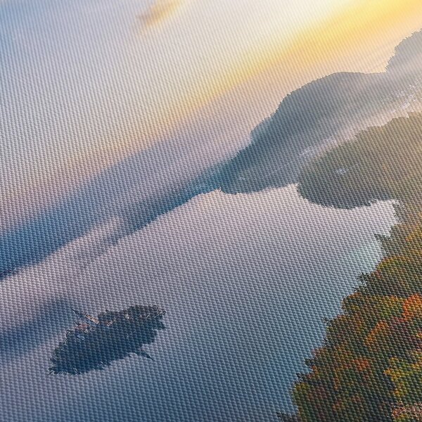 Obraz - Bledské jezero (125x70 cm)