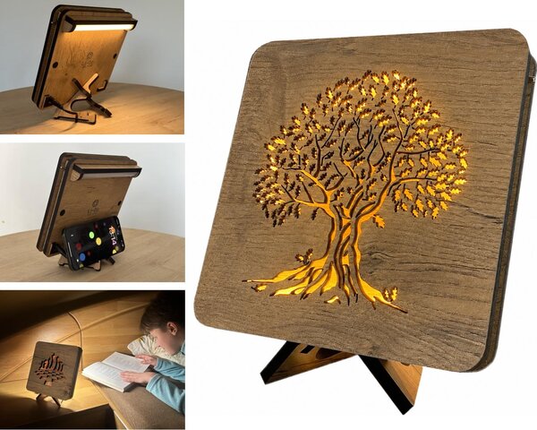 "Dub" lampa 19x19cm provedení povrchu: bříza