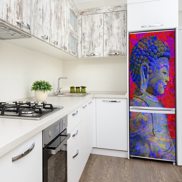 Nálepka fototapeta lednička Abstrakce budha FridgeStick-70x190-f-167774898