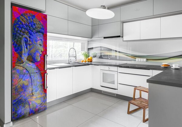 Nálepka fototapeta lednička Abstrakce budha FridgeStick-70x190-f-167774898