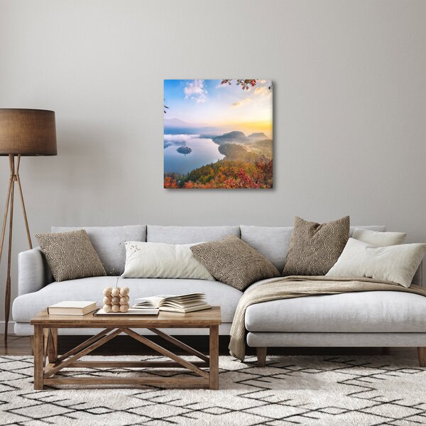 Obraz - Bledské jezero (30x30 cm)