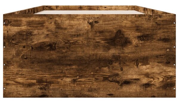 Rám postele kouřový dub 75 x 190 cm kompozitní dřevo 3280983