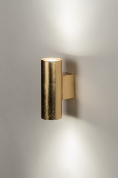 Nástěnné svítidlo Wells Gold (LMD)