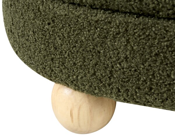 Puf CHILLY Buklé Zelená